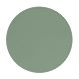 We Might Be Tiny Round Placie? Silicone Placemat Grey - Front View