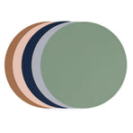 We Might Be Tiny Round Placie? Silicone Placemat Grey-2006733467546685443