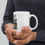 White glossy mug - Front View