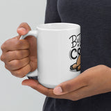 White glossy mug - 45-Degree Angle