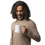 White glossy mug - Rear View