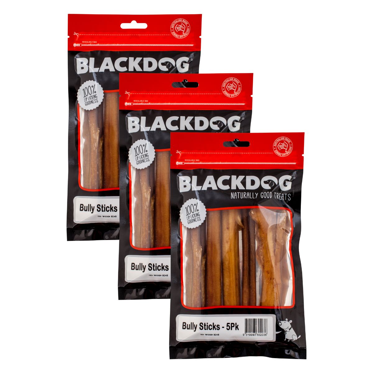 Blackdog Bully Stick 5pk x3-2018816687457046529