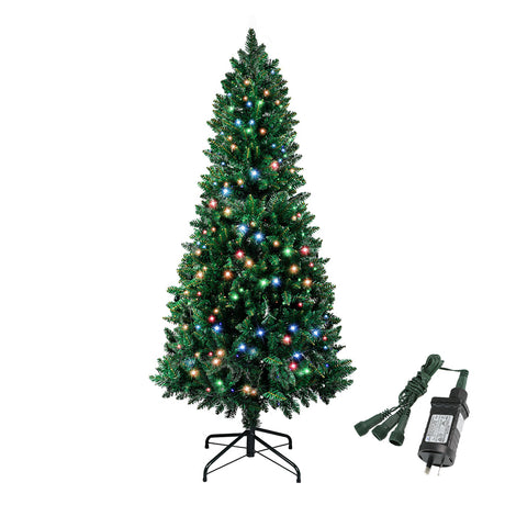 SANTACO Prelit Slim Pencil Christmas Tree 2.1M-1954802397318615040