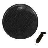 Powertrain Yoga Stability Disc Pilates Balance Trainer - Black - Front View