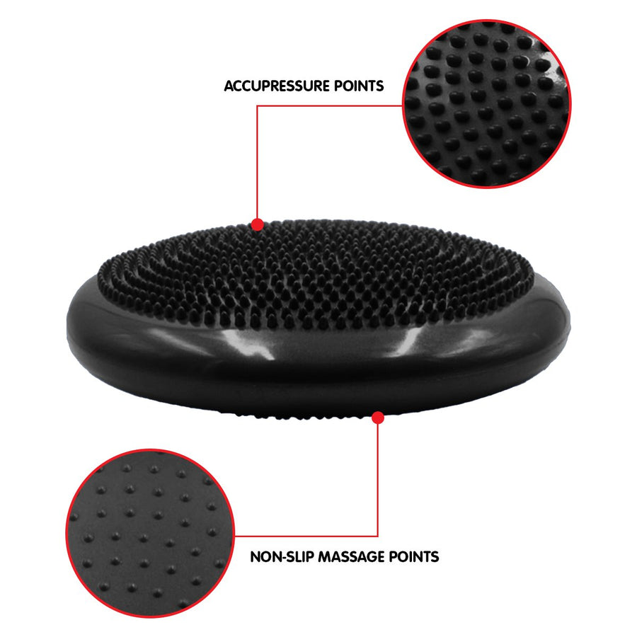 Powertrain Yoga Stability Disc Pilates Balance Trainer - Black