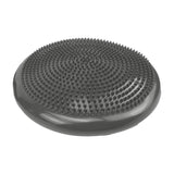 Powertrain Yoga Stability Disc Pilates Balance Trainer - Grey - Front View