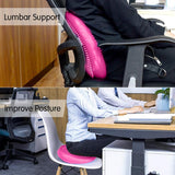 Powertrain Yoga Stability Disc Pilates Balance Trainer - Pink - Close-Up Angle