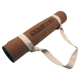 Powertrain Cork Yoga Mat with Carry Straps - Plain - Front View