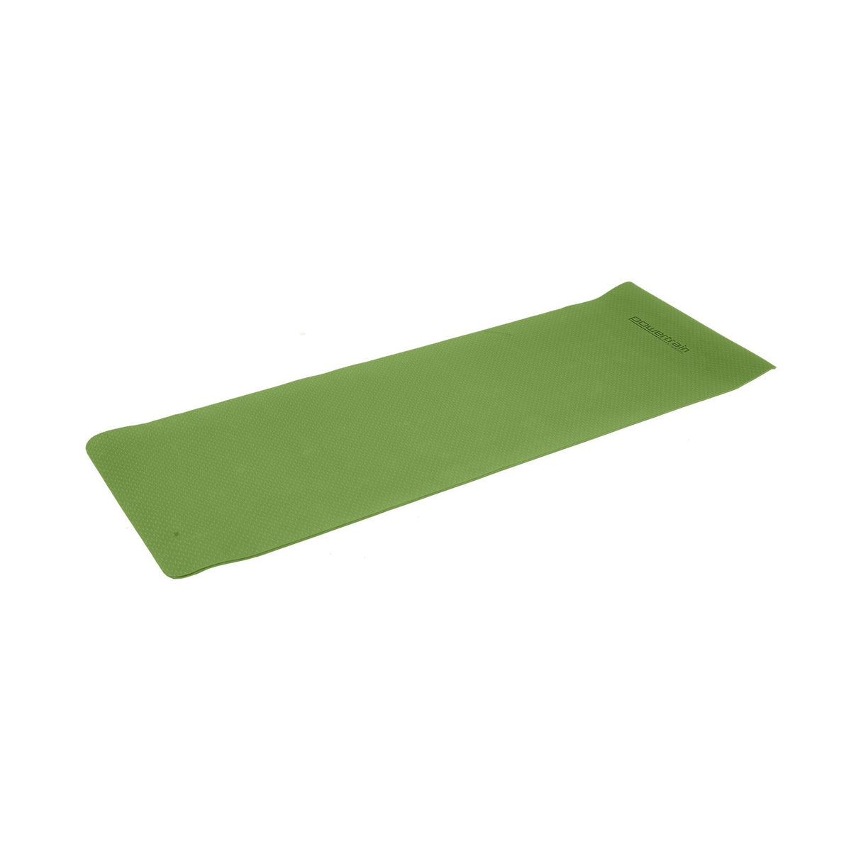 Powertrain TPE Yoga Pilates Exercise Mat 6mm - Green