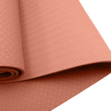 Powertrain TPE Yoga Exercise Pilates Mat 6mm - Pink - Side View