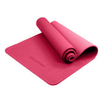 Powertrain TPE Yoga Pilates Exercise Mat 6mm - Rose Pink