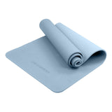 Powertrain TPE Yoga Pilates Exercise Mat 6mm - Sky Blue - Front View