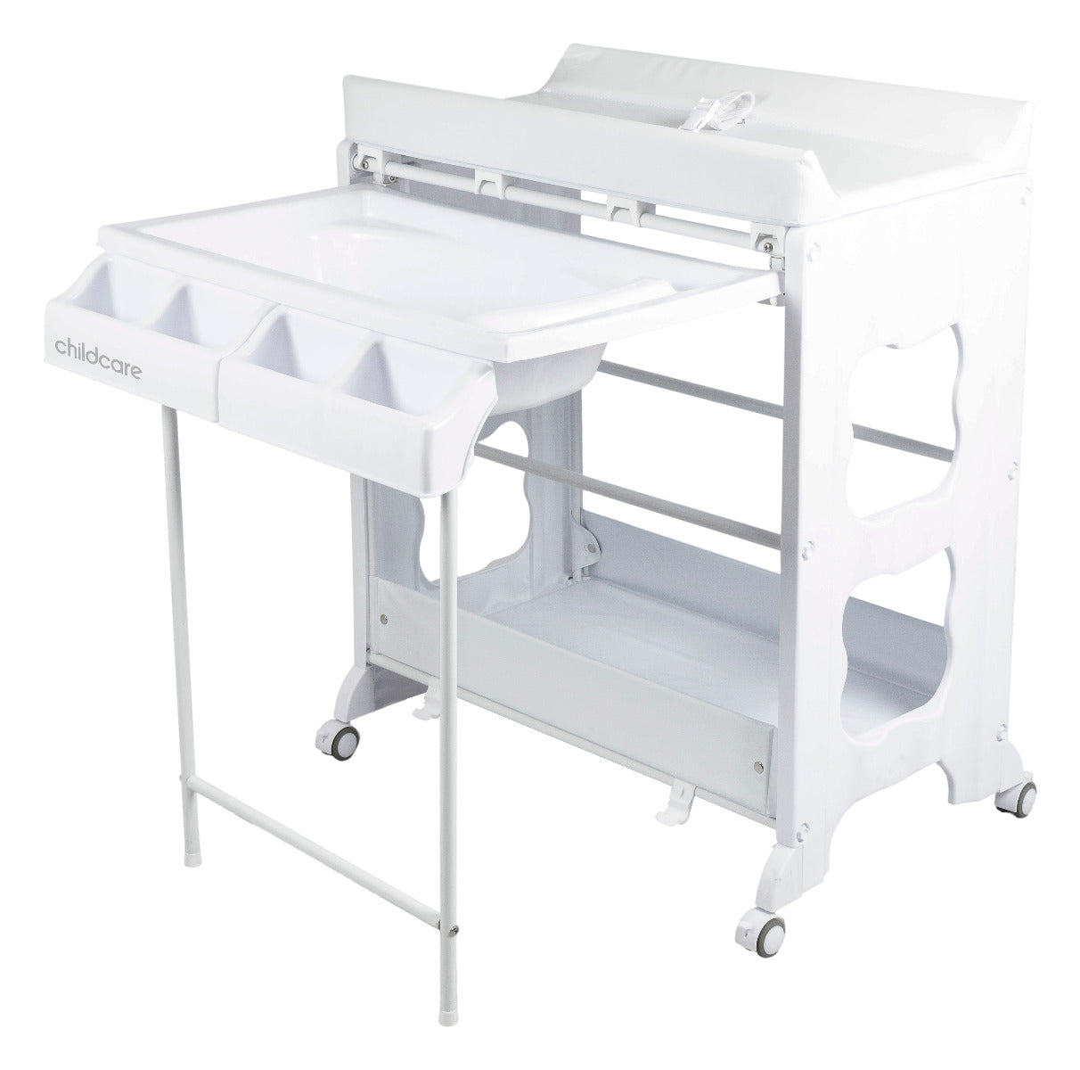 Montana All-in-One Baby Bath & Change Station - White