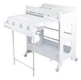 Montana All-in-One Baby Bath & Change Station - White - Top-Down View