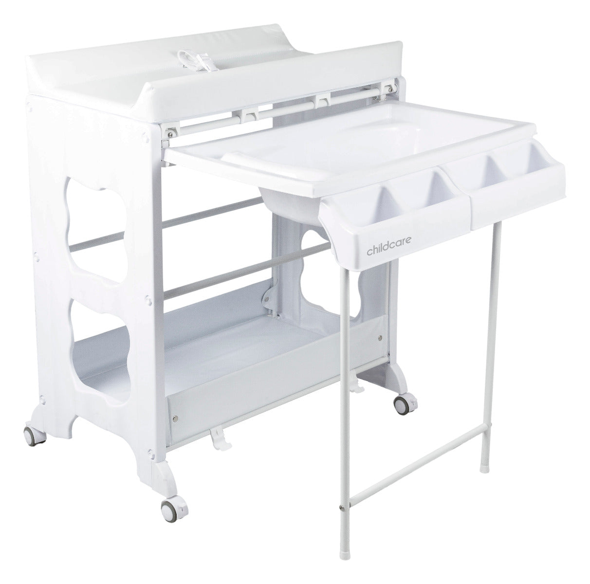 Montana All-in-One Baby Bath & Change Station - White