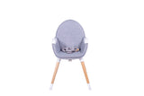 Zuri Wooden High Chair - Natural Finish - Extra Image