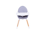 Zuri Wooden High Chair - Natural Finish - Extra Image