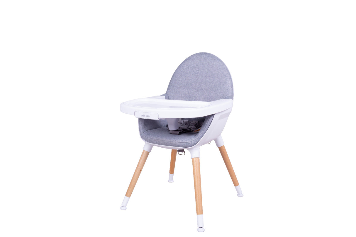 Zuri Wooden High Chair - Natural Finish