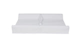 Contoured White Change Pad for Childcare and Bebe Care Tables - Side View