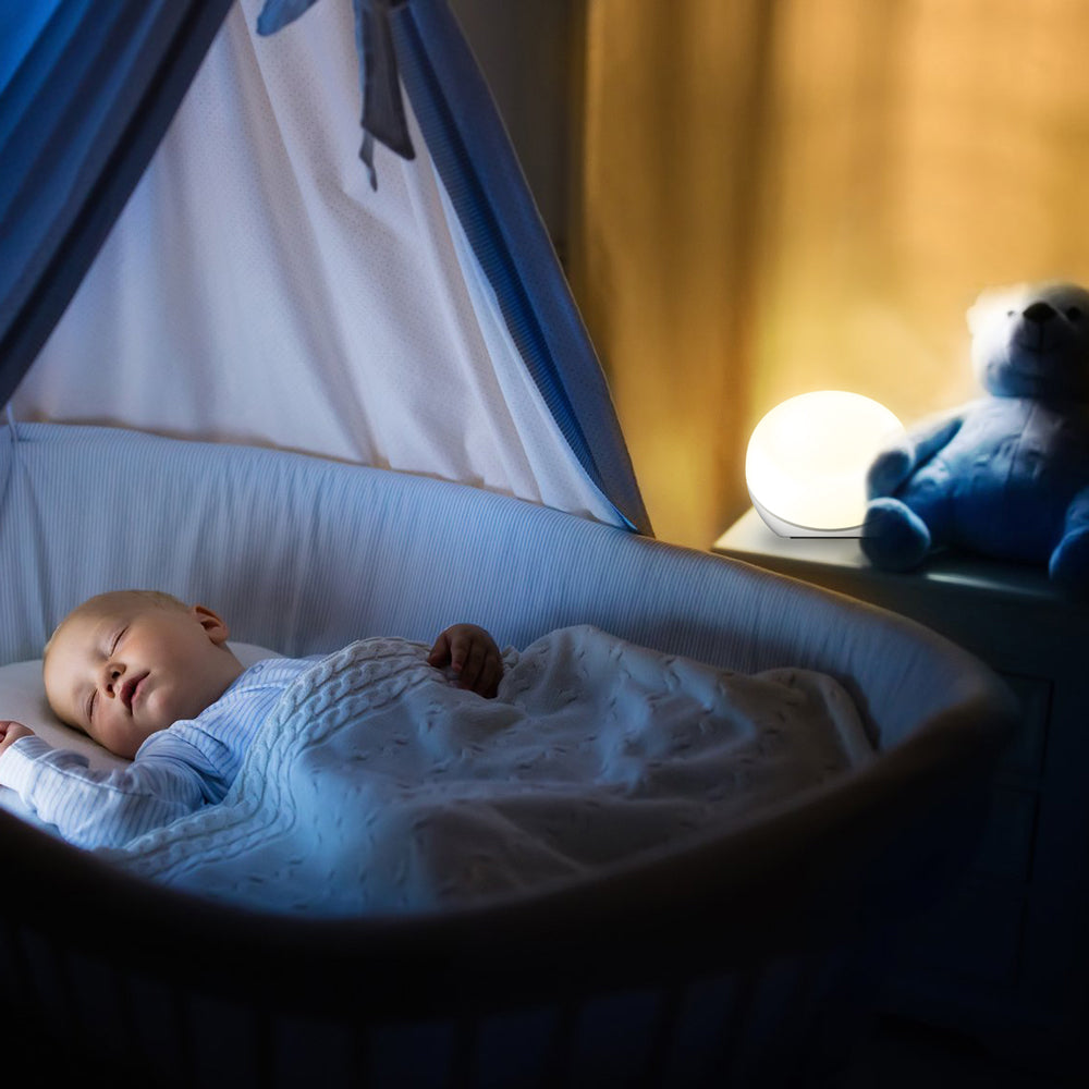 Smart Wi-Fi Color-Changing Night Light for Kids - White