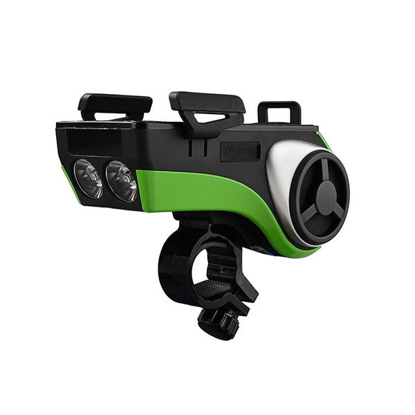 All-in-One Bluetooth Bike Speaker with LED Lights and Power Bank