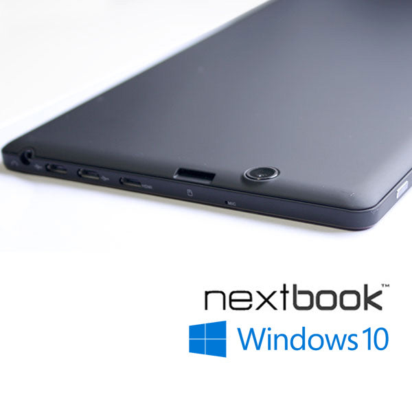 Nextbook 10.1" Windows 10 Quad-Core Tablet PC with HDMI, Dual Cameras & 32GB Storage (NXW10QC32G)