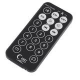 Wireless Car MP3 Player FM Transmitter with USB/SD Slot - High-Quality Stereo Sound in Black - Side View