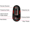 Car MP3 Player Wireless FM Transmitter With USB SD MMC Slot Perfect High Quality Stereo with USB Port Black