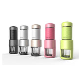 Award-Winning STARESSO Portable Espresso Maker - All-in-One Pink Coffee Machine for Quick Cold Brew and Cappuccino