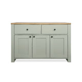 Stylish Winchester Two Tone Sideboard with Ample Storage Space - 110cm - Front View