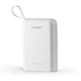 UGREEN 10,000mAh Compact Power Bank with Dual USB-A and Type C (White) 60197