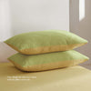Cosy Club Washed Cotton Sheet Set Green Blue Double