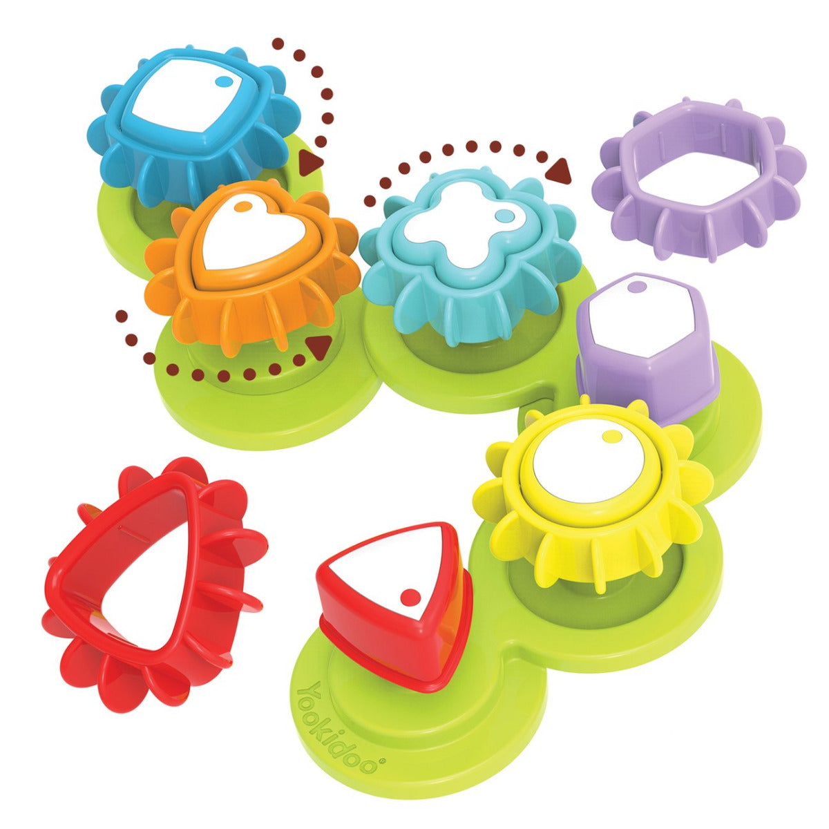 Colorful Gear Shape Spinner