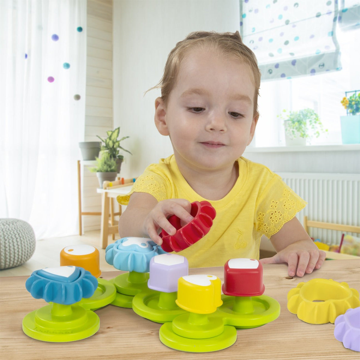 Colorful Gear Shape Spinner