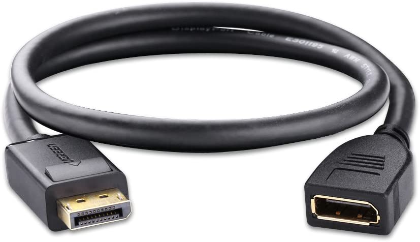 UGreen 0.25M Premium DisplayPort Male to Female Extension Cable (Model 20407)