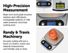 0.1g High Precision Kitchen Scale Rechargable Food Scale Digital 3KG