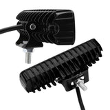Dual 6-Inch 18W CREE LED Work Light Bar for Offroad Trucks and Mining UTE 4WD - Side View