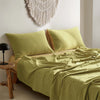 Cosy Club Washed Cotton Sheet Set Yellow