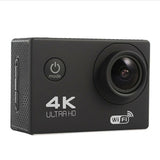 BDI 4K Waterproof Action Camera with WiFi for Sports and Outdoor Adventures - 45-Degree Angle
