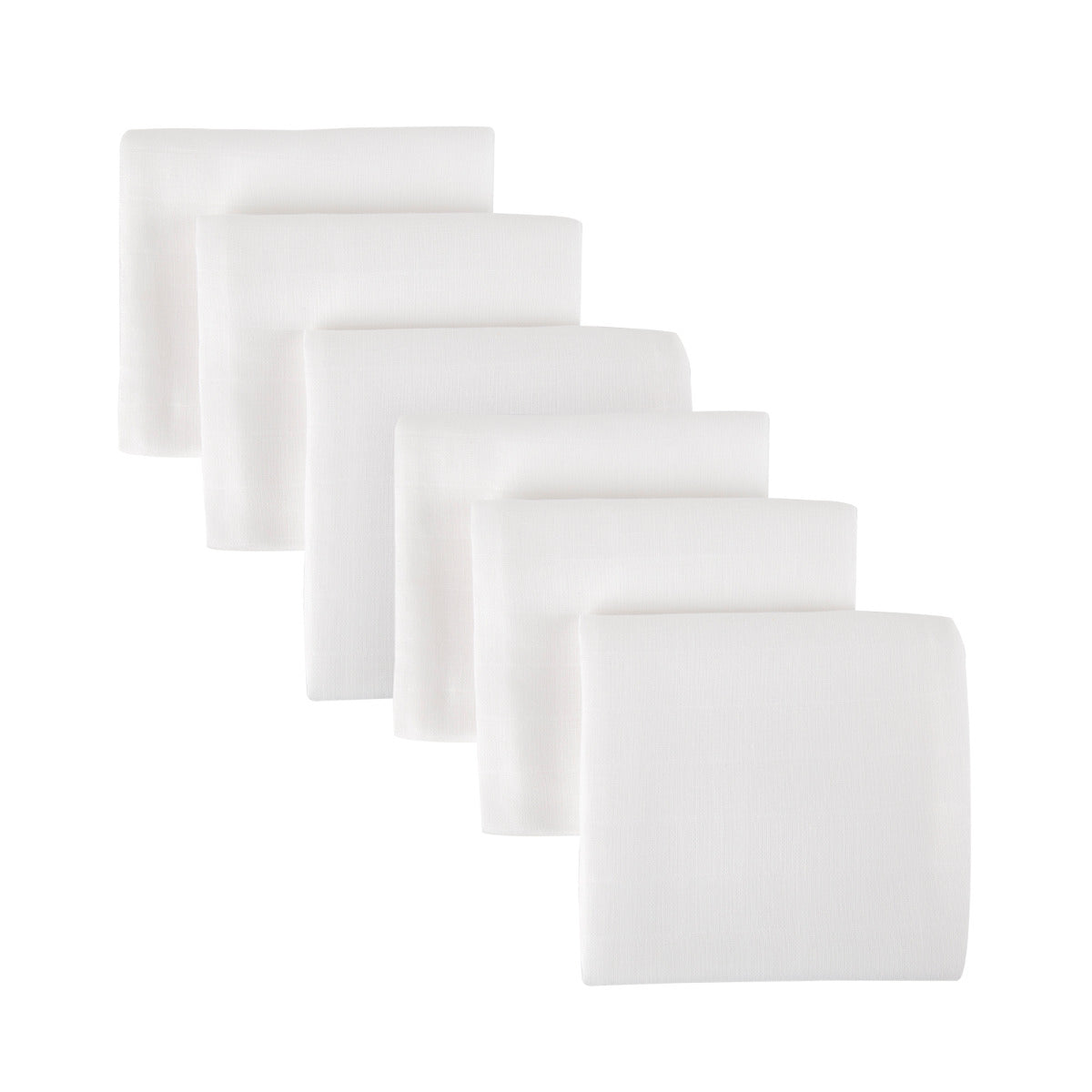 Cuddleco Organic Cotton Muslin Squares - White