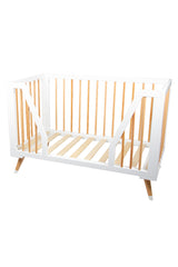 Bebe Care Zuri Wooden Baby Cot - Natural Finish - Top-Down View