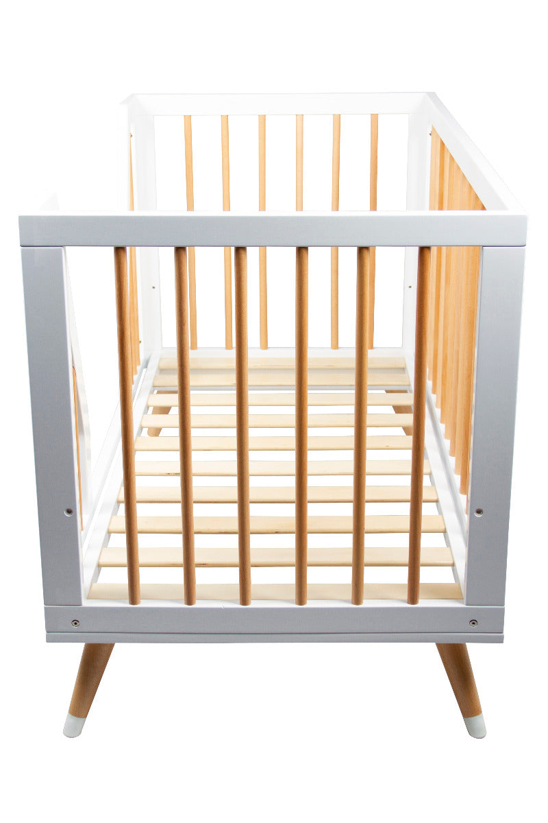 Bebe Care Zuri Wooden Baby Cot - Natural Finish