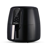 Devanti 7L Black Oil-Free Air Fryer with LCD Display and 7 Cooking Modes - Front View