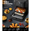Devanti Air Fryer 10L LCD Fryers Oil Free Oven Airfryer Kitchen Healthy Cooker