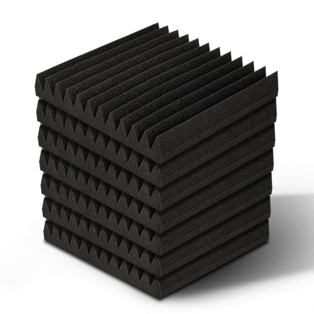 40-Pack Wedge Acoustic Foam Panels for Studio Soundproofing - 30x30cm