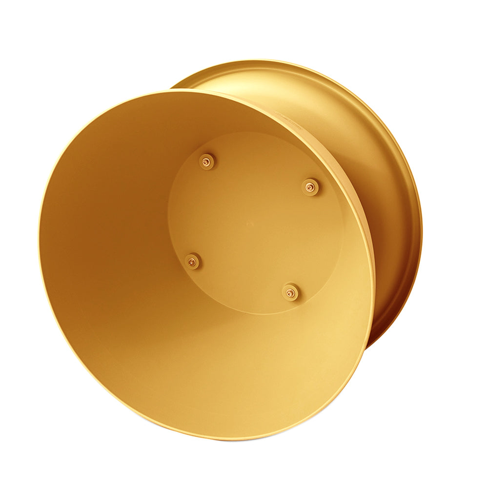 ArtissIn Contemporary Yellow Mushroom Coffee Table - 70CM Round Design