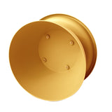 ArtissIn Contemporary Yellow Mushroom Coffee Table - 70CM Round Design - 45-Degree Angle