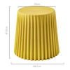 ArtissIn Set of 2 Cupcake Stool Plastic Stacking Stools Chair Outdoor Indoor Yellow