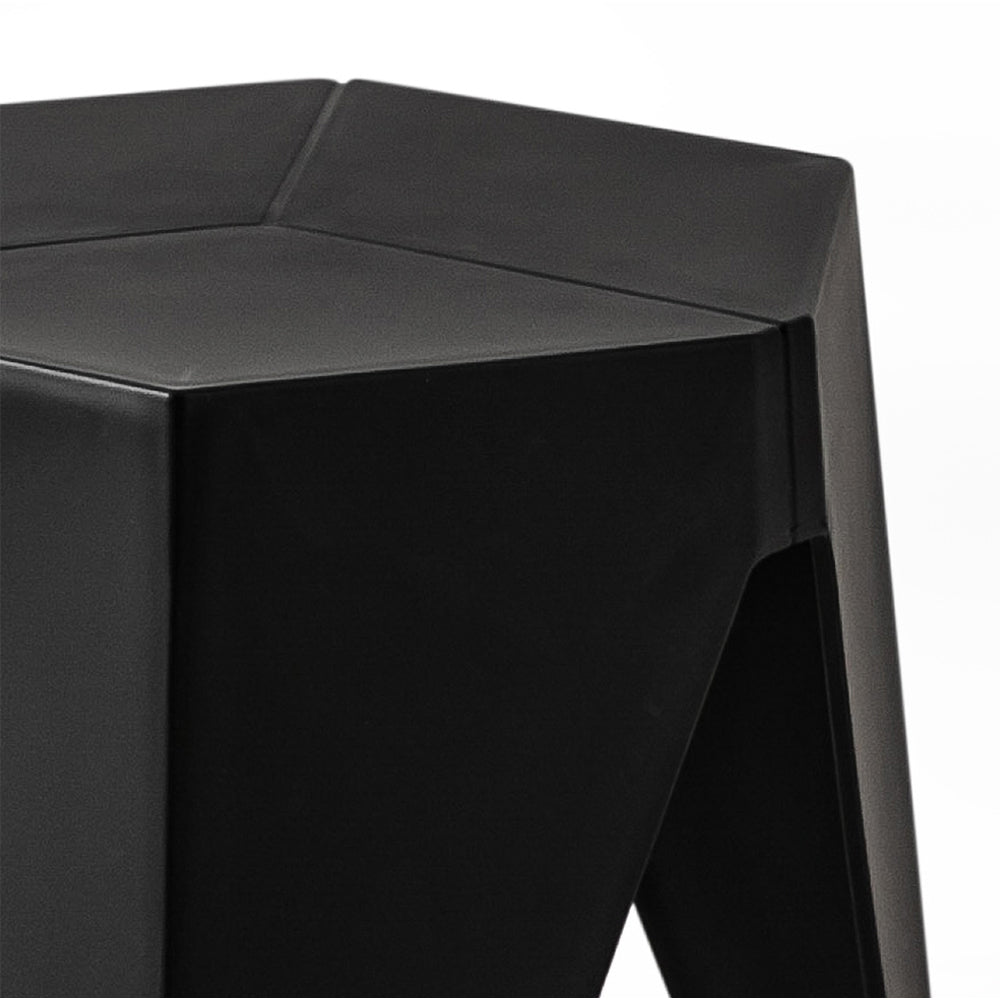 Contemporary Set of 2 ArtissIn Puzzle Stools - Colorful Plastic Stacking Chairs for Indoor and Outdoor Use