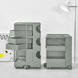 ArtissIn Multi-Functional Grey Nightstand Trolley with 3 Tiers and Wheels - Extra Image